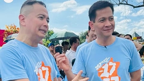 Bataan Governor Joet S. Garcia (right) and his brother, Congressman Abet S. Garcia (2nd District, Bataan), the visionaries behind the $4 billion Bataan-Cavite Interlink Bridge.