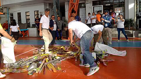 Police seize ‘boga,’ firecrackers, modified mufflers