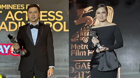 Dennis Trillo, Best Actor for ‘Green Bones.’ & Judy Ann Santos, Best Actress for ‘Espantaho.’