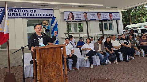 SENATOR Christopher Bong Go, the adopted son of Taal, attends the blessing of the new Integrated Rural Health Unit (Super Health Center) in Taal, Batangas. As part of his ‘health reforms crusade,’ Senator Go aims to bring health services closer to every Filipino through his Mr. Malasakit initiative.
