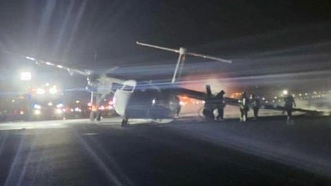 Air Canada flight escapes disaster with broken landing gear