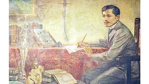 A wax figure of the national hero
writing his Mi Ultimo Adios at Fort Santiago.