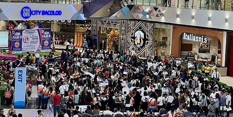 A snapshot into the SM City Bacolod Labor Day Job Fair.