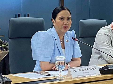 Trade Secretary Cristina Roque