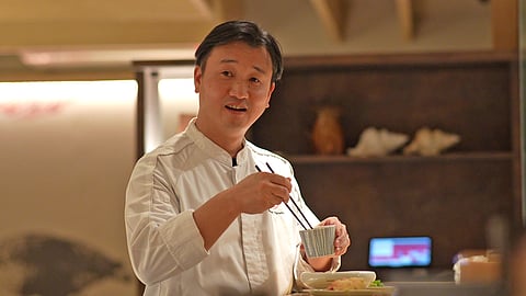 Chef Naoki Eguchi.