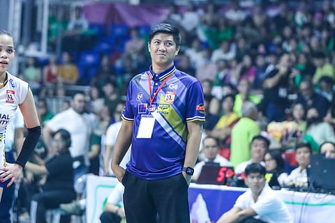 Sherwin Meneses faces the challenge of helping the NU Lady Bulldogs retain the UAAP Season 87 women’s volleyball crown.