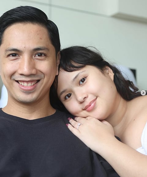 Janice de Belen and John Estrada's daughter Moira and Alfonso Miguel