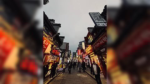 Taiping Street at Changsa City.