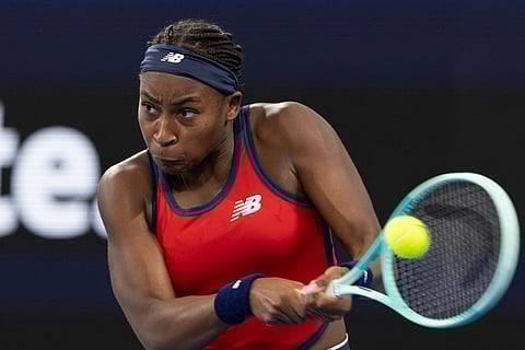 COCO Gauff roars past Iga Swiatek to power the United States to the United Cup title.
