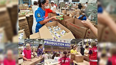 DSWD calls for food pack volunteers