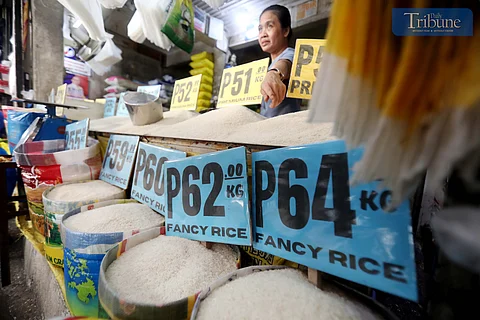 7 January rice retailers at Marikina Public Market offered various local and imported rice varieties priced between P40 and P64 per kilo. The Department of Agriculture announced plans to implement a maximum suggested retail price (MSRP) for imported rice by the end of the month, emphasizing that no imported rice should exceed P60 per kilogram.