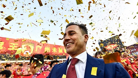 Fabio Cannavaro was coach of Guangzhou Evergrande in 2017-2021