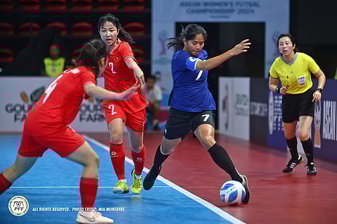 Isabella Bandoja and the Pinay5 are ‘open’ to face the squad assembled by the Philippine Football Federation in a friendly match ahead of the FIFA Futsal Women’s World Cup.