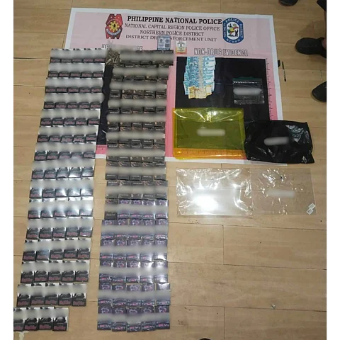 The confiscated cigarette packs containing suspected cannabidiol (CBD)- infused cigarette sticks.