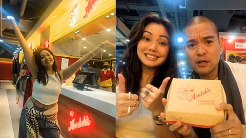 Mica Javier and Jay-R opens the first Andok's branch in Singapore