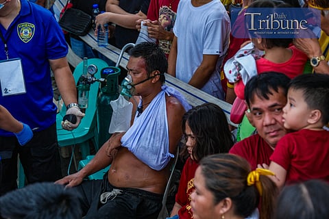 A man sustained injuries after falling from the Black Nazarene's carriage during the annual Traslacion procession on 9 January 2025.
