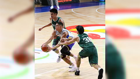 Zavier Lucero delivers the goods to lift Magnolia to an 89-84 victory over Terrafirma on Friday in their PBA Commissioner’s Cup game at the Ninoy Aquino Stadium.