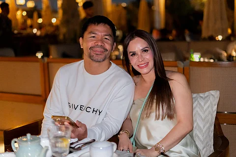 Boxing legend and former Senator Manny Pacquiao and wife Jinkee Pacquiao