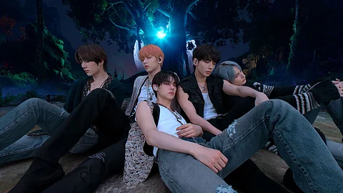 K-POP group Tomorrow x Together (TXT).