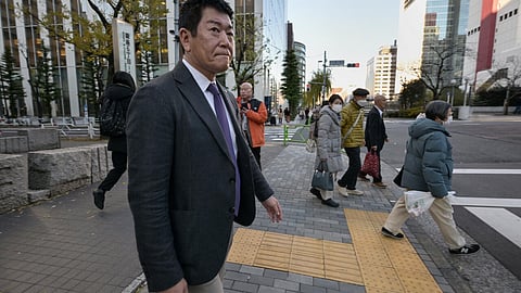 Morinari Watanabe pictured in central Tokyo