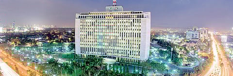 Several industry groups have voiced support for the renewal of Meralco’s franchise. Seen in the photo is the iconic Lopez Building located in Meralco’s Pasig headquarters.