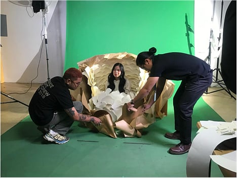 Asia-Pacific College Multimedia Arts students at work in the studio. APC’s arts program fuses creativity and technology to make art education relevant to the times.