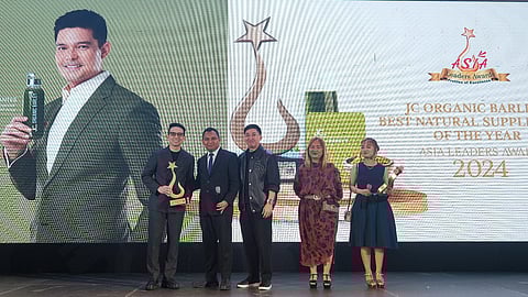JC Organic Barley was awarded the prestigious "Best Natural Supplement of the Year" at the Asia Leaders Awards.