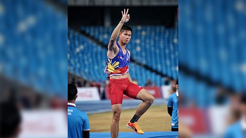 Ernest John Obiena is expected to serve as the anchor of the national athletics team in the 33rd Southeast Asian Games.