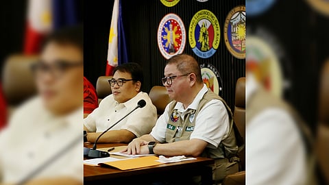AGRICULTURE Secretary Francisco Tiu Laurel Jr. (right) and Metropolitan Manila Development Authority Chair Romando Artes preside over a meeting discussing requests from Metro Manila mayors to expand the government’s Kadiwa rice program in the National Capital Region.