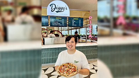 Diego ‘Diggy’ Eduardo Montinola Virata, proud owner of Diggy’s California-Style Pizza.