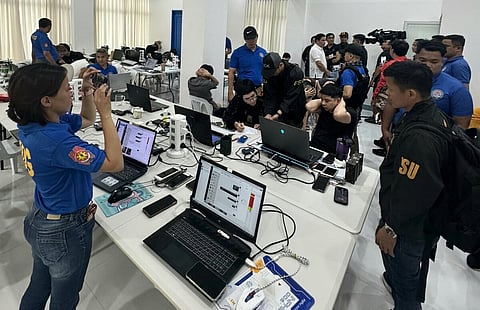 Photo and video from BI-FSU: Authorities arrested 29 foreign nationals at a resort in Silang, Cavite, last Wednesday afternoon (15 January), who were illegally operating a POGO.