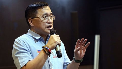 Senator Go addressing TESDA students