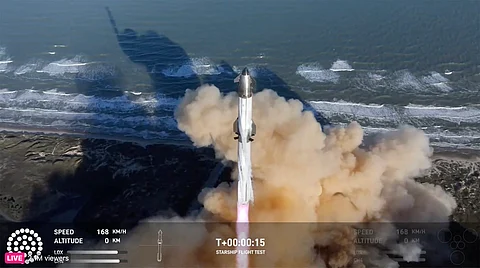 Lift off SpaceX Starship lifts off near Boca Chica, Texas on Friday for a test flight featuring a taller, improved version of the biggest and most powerful launch vehicle ever built.