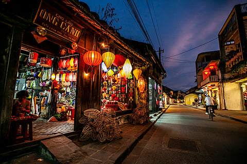 In Chinese culture, red symbolizes good fortune. Red lanterns, for instance, are said to drive off bad luck.