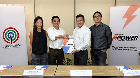 Meralco unit lights up ABS-CBN hub