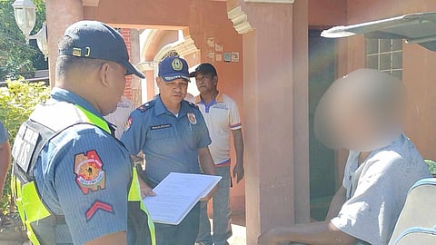 POLICE show the seized firearms and ammunition from the suspect in San Juan, Ilocos Sur.