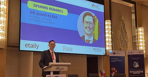 Embassy of the Federal Republic of Germany in the Philippines Economic Counsellor Dr. David Klebs