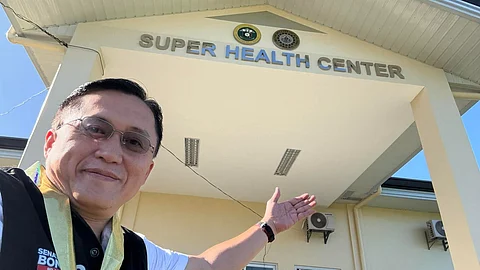 WHILE in Kalibo, Aklan, for the Ati-Atihan Festival, Senator Christopher 'Bong Go' visits the Super Health Center in Barangay Nalook on Saturday to inspect its facilities and ensure it meets the community's healthcare needs.