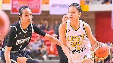 KARYLLE Sierba makes her presence felt, lifting the UST Growling Tigresses to an 82-67 win over Discovery Perlas in the opening salvo of the Women’s Maharlika Pilipinas Basketball League late Sunday.