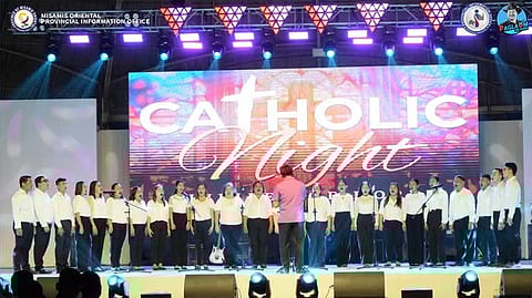 Catholic night Tagoloan town.