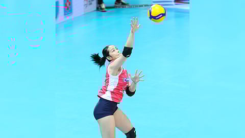 Jema Galanza and the Creamline Cool Smashers make short work of Capital1, 25-19, 25-19, 25-18, to sustain their flawless start in the Premier Volleyball League All-Filipino Conference.