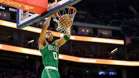 Jayson Tatum delivers as the Boston Celtics deal the Golden State Warriors a humiliating 40-point setback, 125-85, in the NBA regular season.