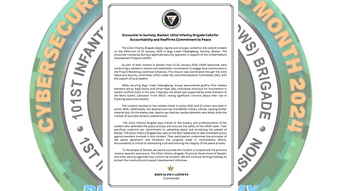 Basilan gov’t, military condemn Sumisip encounter