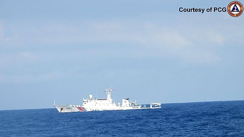 Close watch over Chinese Coast Guard vessel