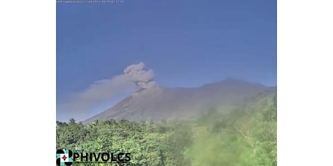 Kanlaon registers three ash emissions