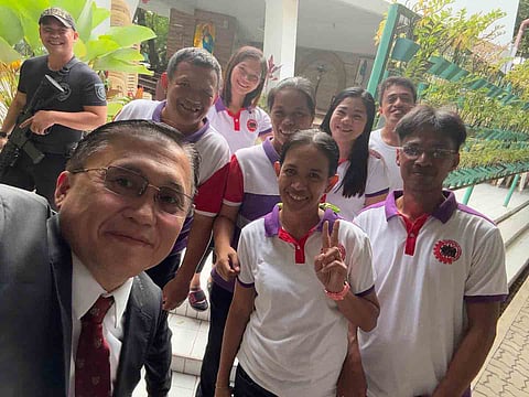 SENATOR Christopher ‘Bong’ Go serves as the keynote speaker at the Lyceum of the Philippines University Batangas Awards Convocation held on Friday at the LPU Gymnasium in Batangas City. The event was organized upon the invitation of University President Dr. Peter Laurel.