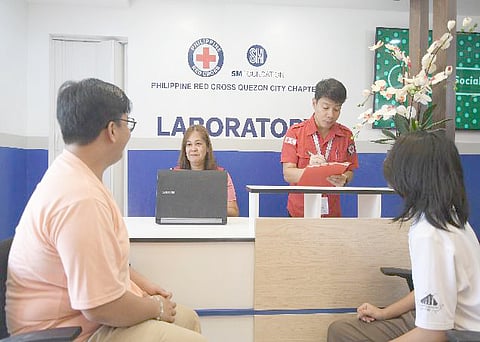 SM Foundation and the Philippine Red Cross Quezon City Chapter, through a partnership, open a blood center clinical laboratory.