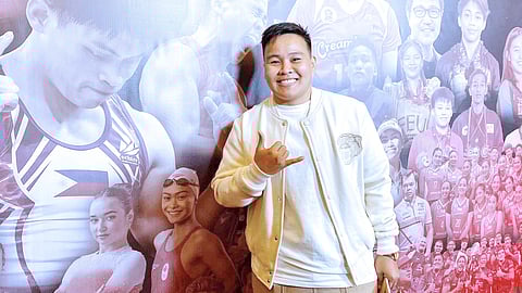 NESTHY Petecio beams with pride before receiving the President’s Award during the 2024 PSA Awards Night on Monday at the Centennial Hall of the Manila Hotel.