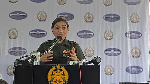 AFP spokesperson Col. Francel Margareth Padilla