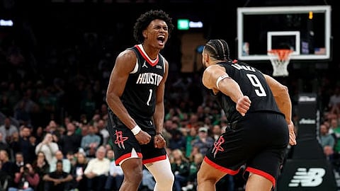 Amen Thompson making the game winner with less than a second left.